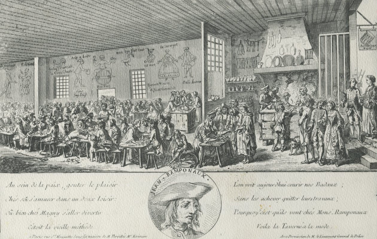 Jean Ramponneau kocsmája alkotó: French School