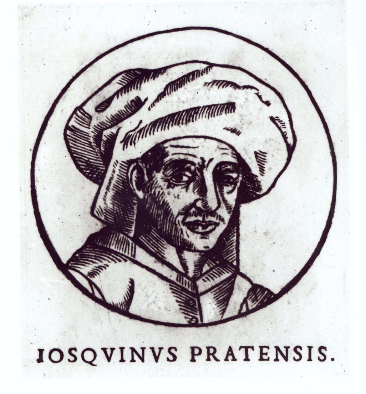 Josquin des Pres (kb. 1440-1521) a brüsszeli St. Gudule katedrálisban található műből vésve alkotó: French School