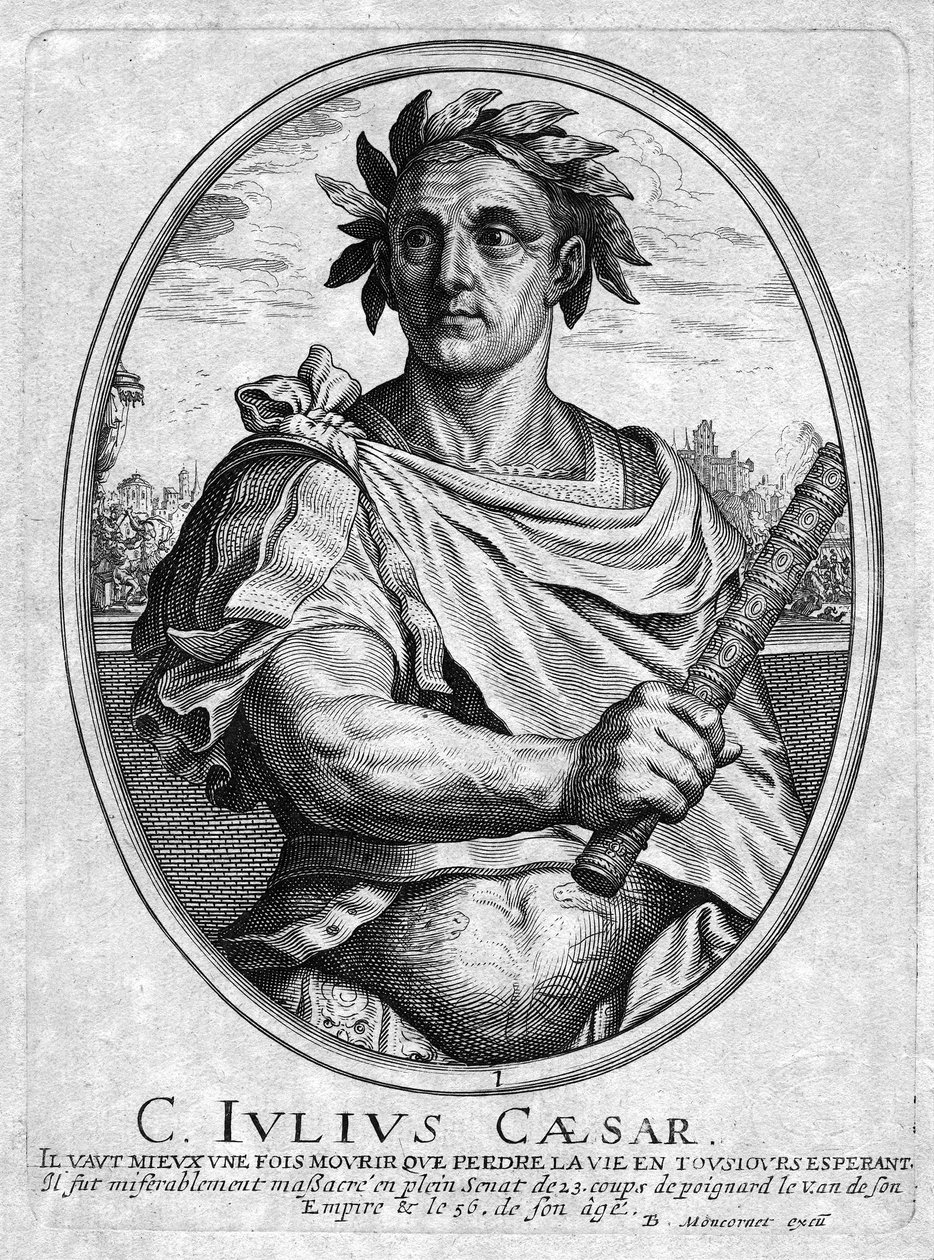 Julius Caesar, Balthazar Montcornet metszet alkotó: French School