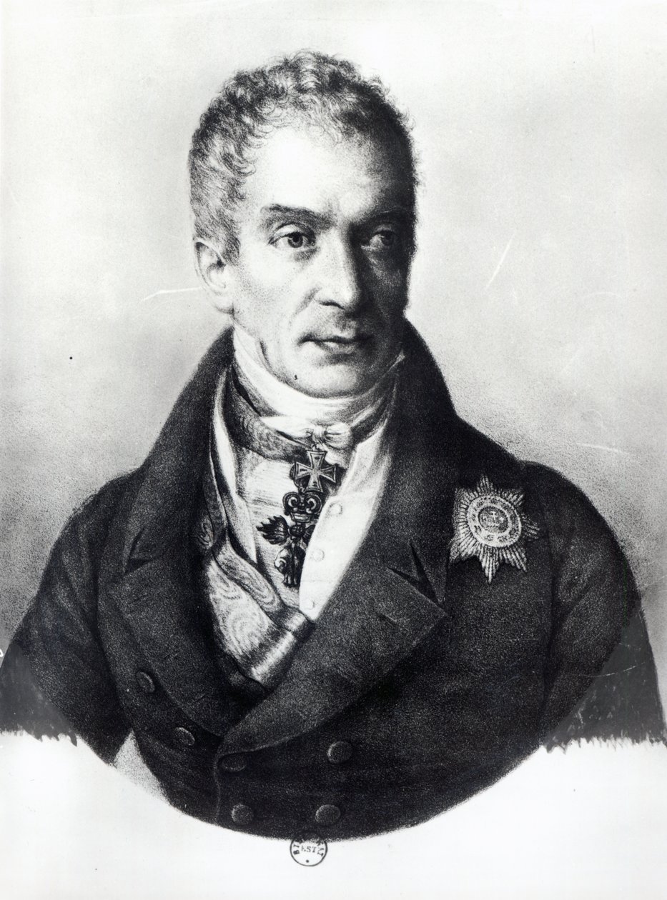Klemens Wenzel Nepomuk Lothar (1773-1859) Metternich-Winneburg hercege alkotó: French School