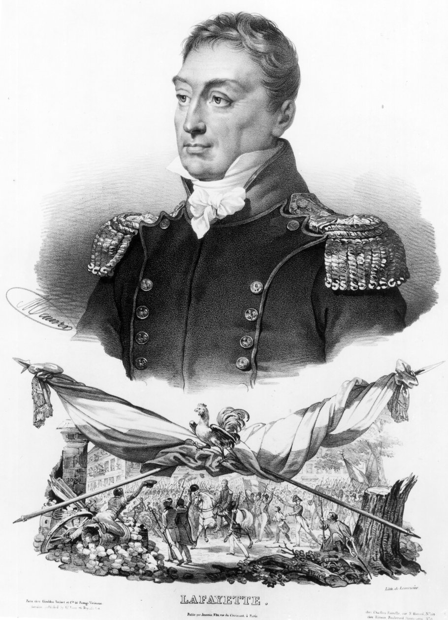 Lafayette, 1830 körül alkotó: French School
