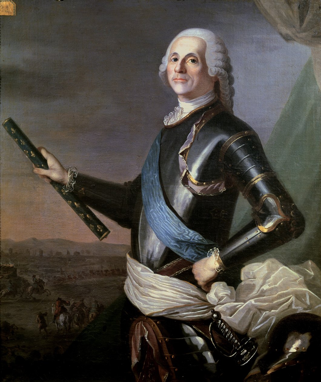 Louis Francois Armand Vignerot du Plessis (1696-1788) Richelieu hercege alkotó: French School