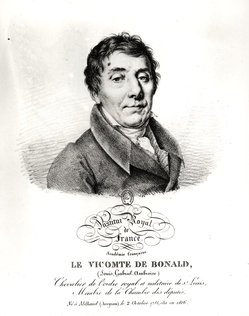 Lajos, Blonald vikomtja (1734-1840) 1820 alkotó: French School