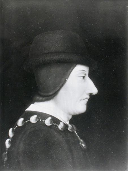 XI. Lajos (1423-83) 1490 körül alkotó: French School