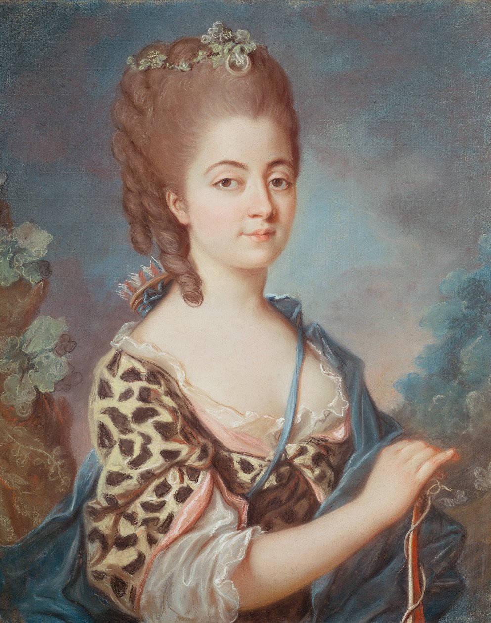 Madame Dupin de Francueil (1748-1821), nee Marie Aurore de Saxe (pasztell, papír) alkotó: French School
