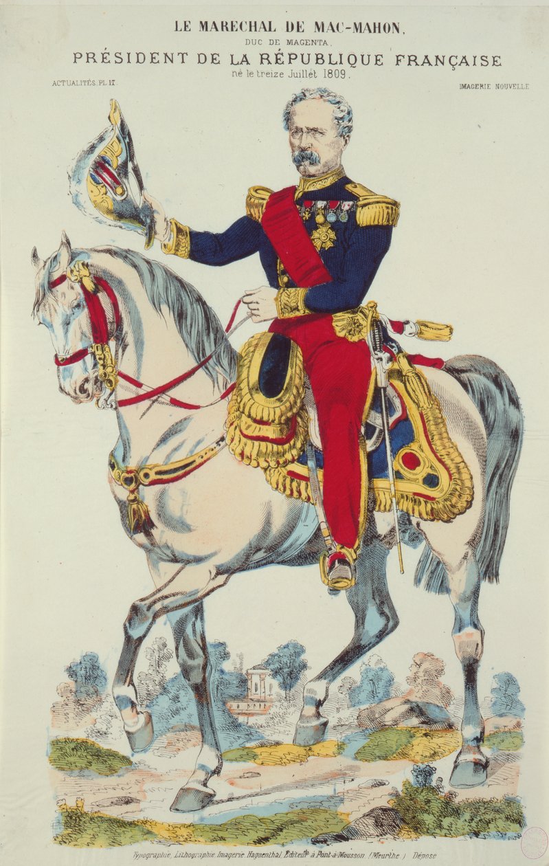 Edme Patrice Maurice de Macmahon marsall (1808-93) alkotó: French School