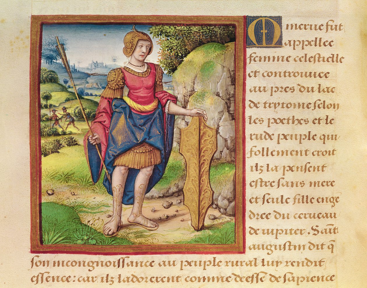 Ms 17 Minerva, a "Celeb nők élete", 1505 körül alkotó: French School