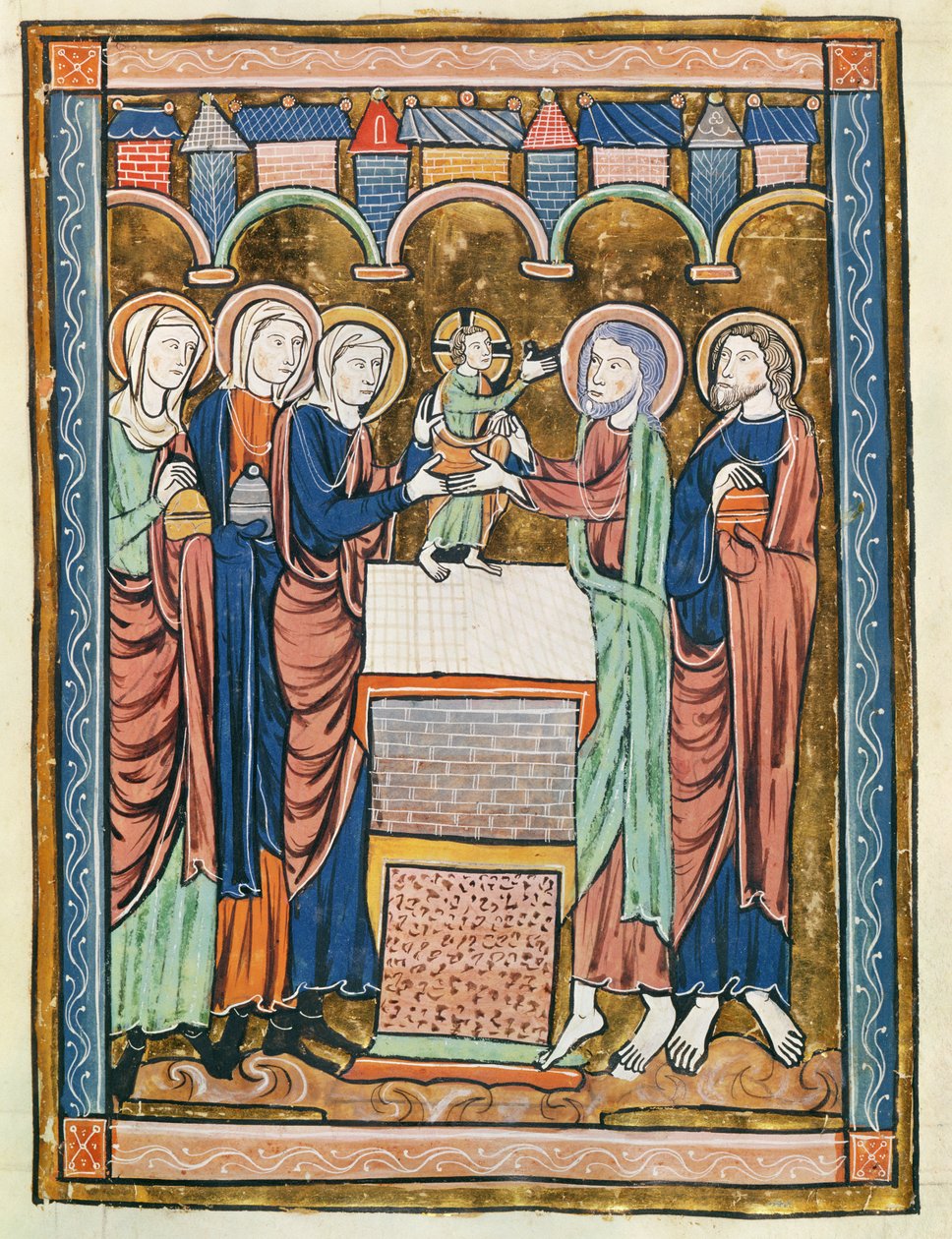 Ms 3016 fol.10 A körülmetélés, a „Psautier a l