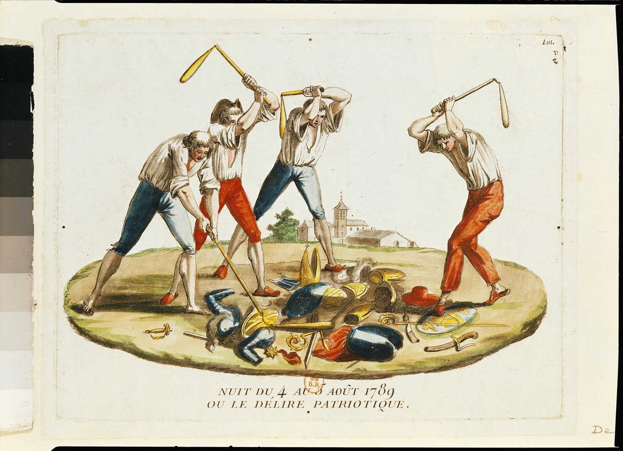 1789. augusztus 4-ének éjszakája vagy a hazafias delírium alkotó: French School