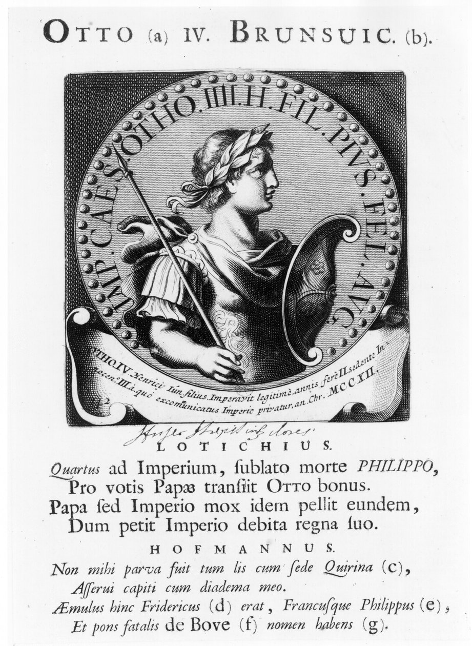 IV. Ottó (117582-1218 körül) Brunswickből alkotó: French School