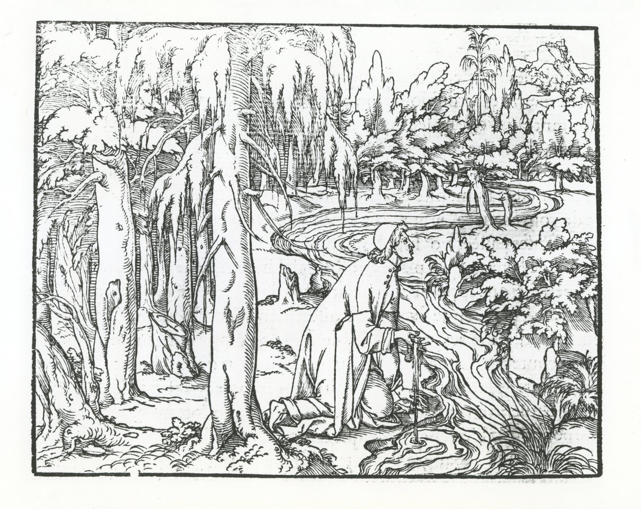 Oldal a Poliphile álom beszédéből, Francesco Colonna, 1546 alkotó: French School