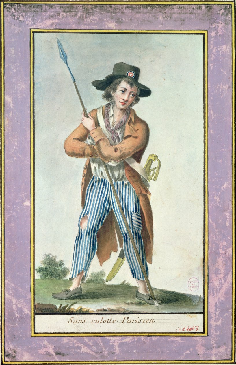 Párizsi Sans-culotte alkotó: French School