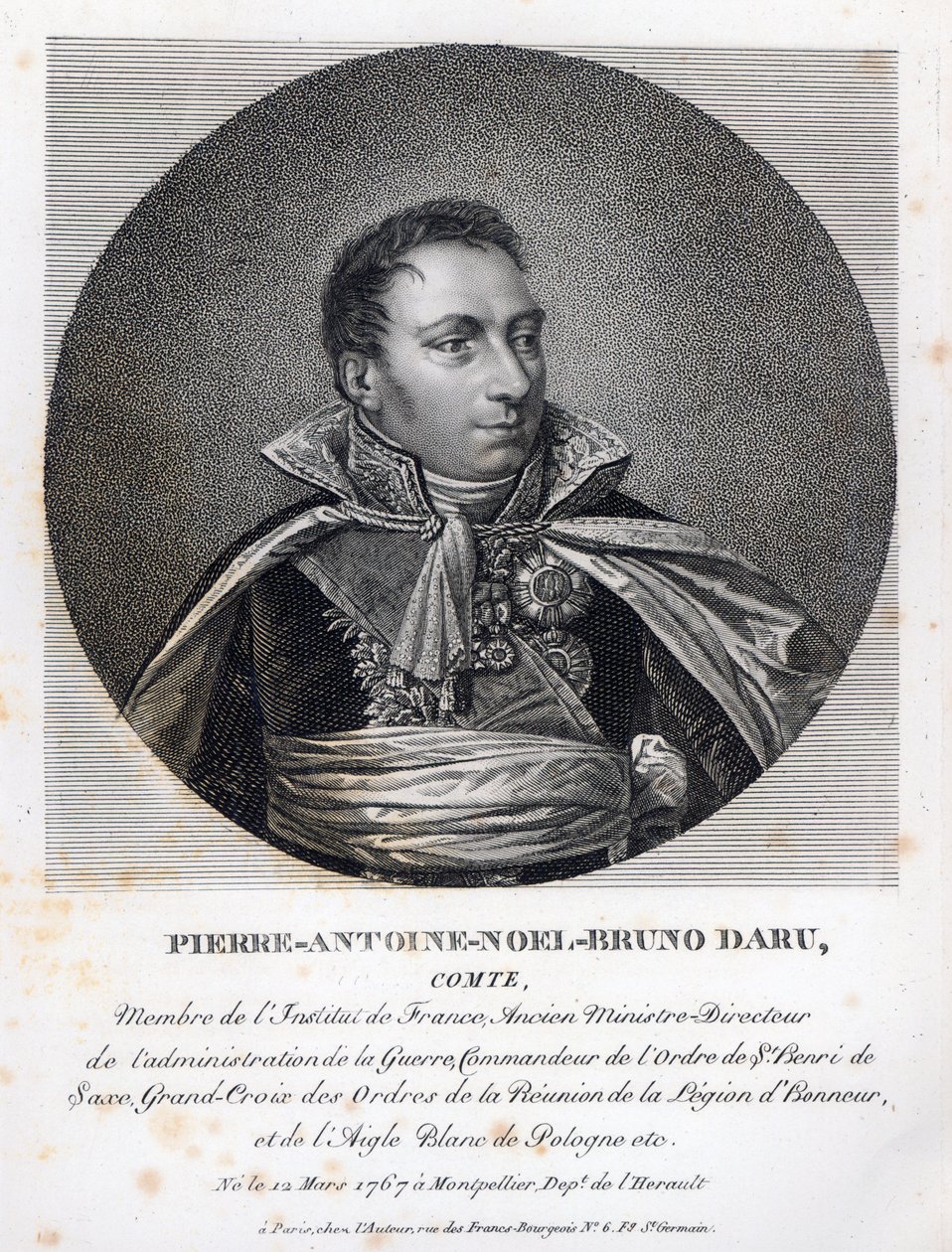 Pierre Daru (1767-1829) alkotó: French School