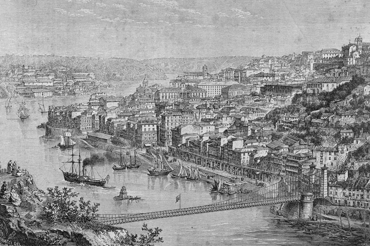 Porto az 1860-as években alkotó: French School
