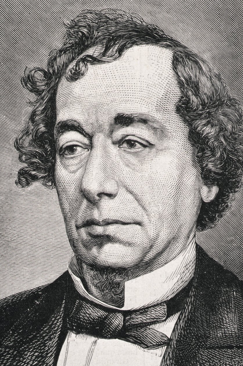 Benjamin Disraeli, Beaconsfield 1. grófja (1804-81) portréja alkotó: French School