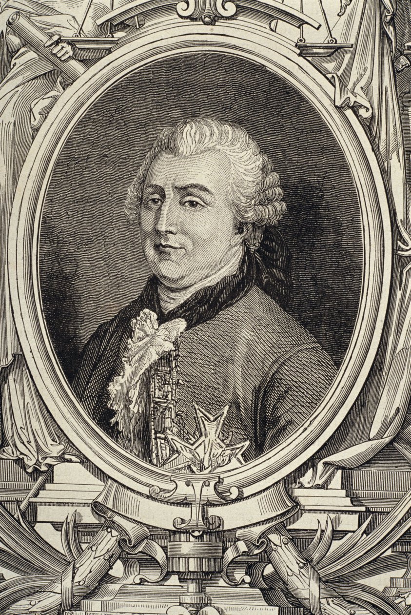 Charles Gravier, Vergennes grófjának (1719-87) portréja alkotó: French School