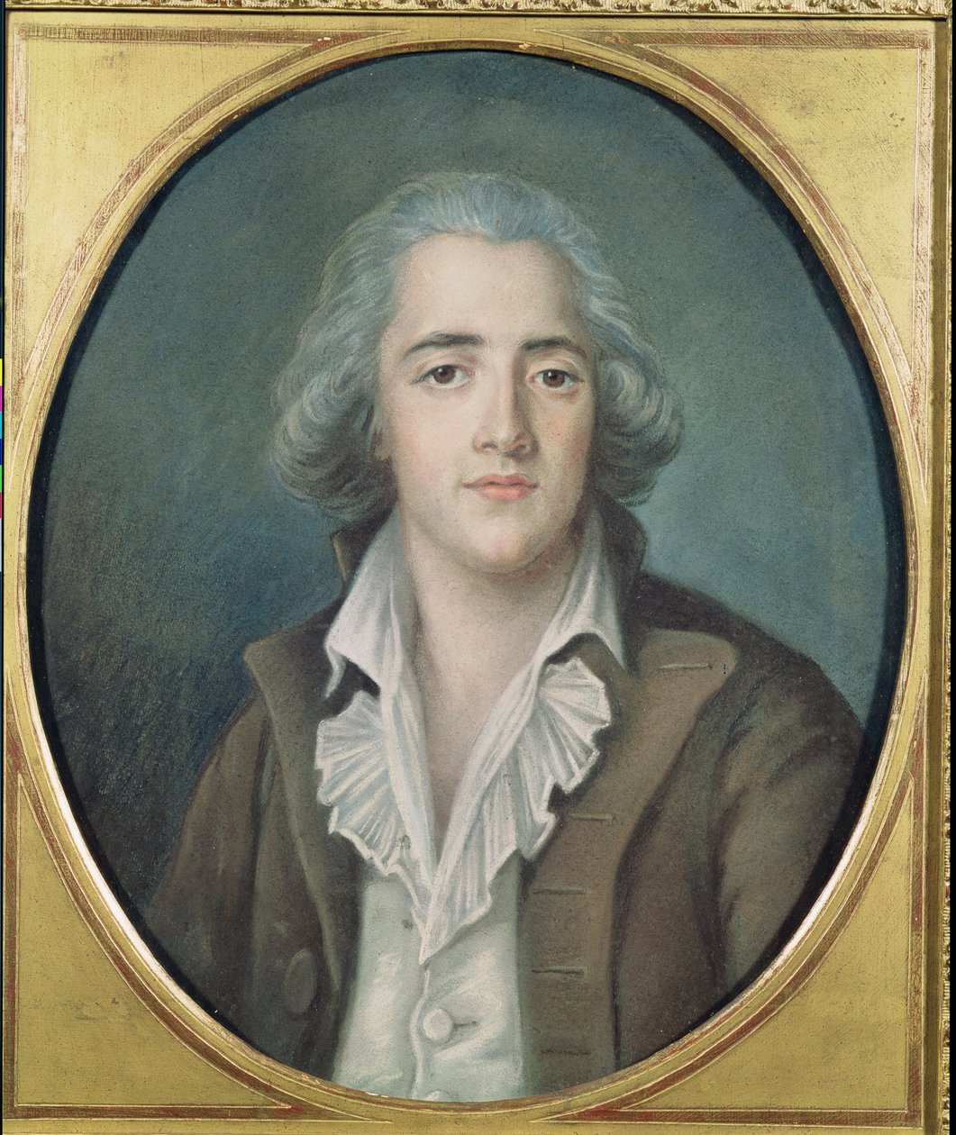 Francois Rene (1768-1848) Vicomte de Chateaubriand portréja, 1786 körül (pasztell, papír) alkotó: French School
