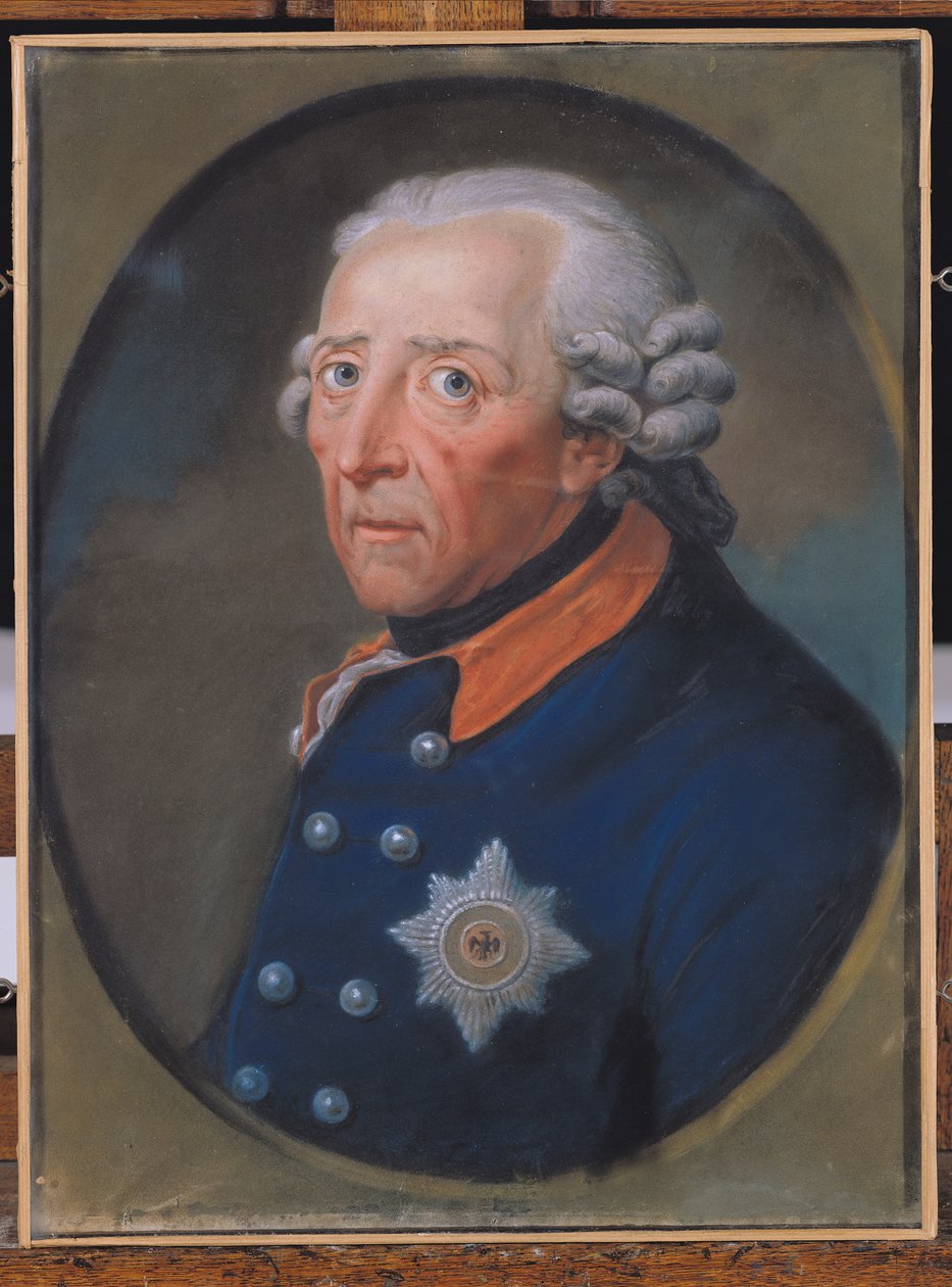 II. Frigyes (1712-86) portréja alkotó: French School