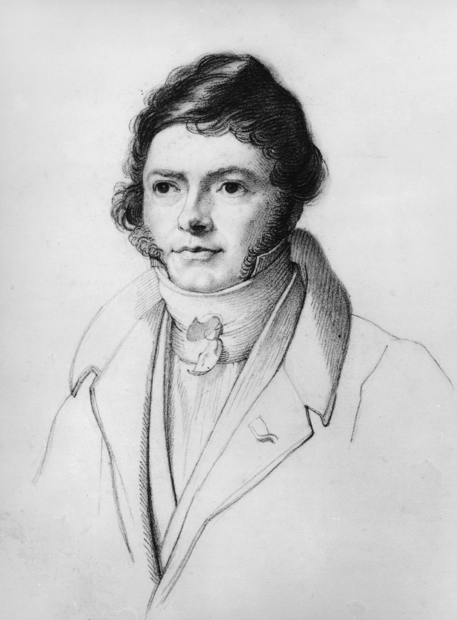 Jean-Francois Champollion (1790-1832) portréja, 1830 alkotó: French School