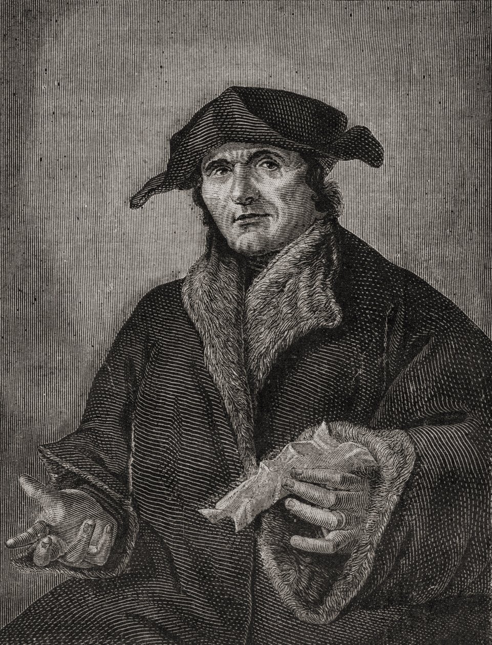 Kálvin János (1509-64) francia teológus és reformátor portréja alkotó: French School