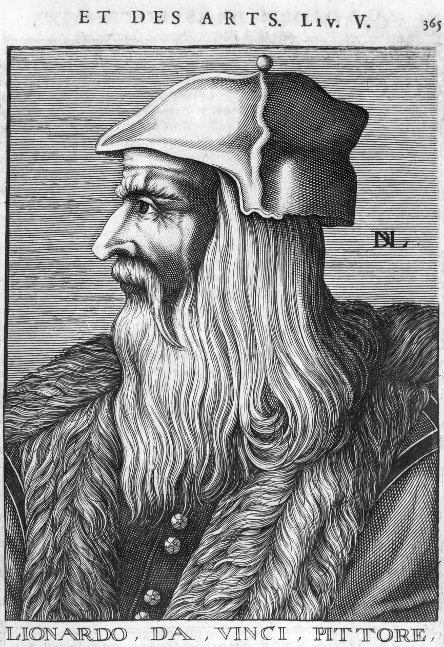 Leonardo da Vinci (1452-1519) portréja alkotó: French School