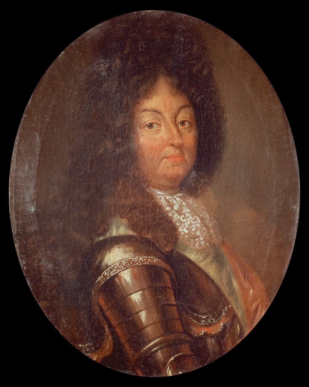 XIV. Lajos portréja (1638-1715) alkotó: French School