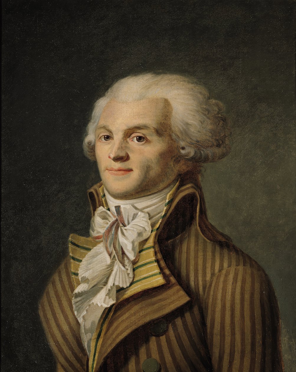 Maximilien de Robespierre (1758-94) portréja alkotó: French School