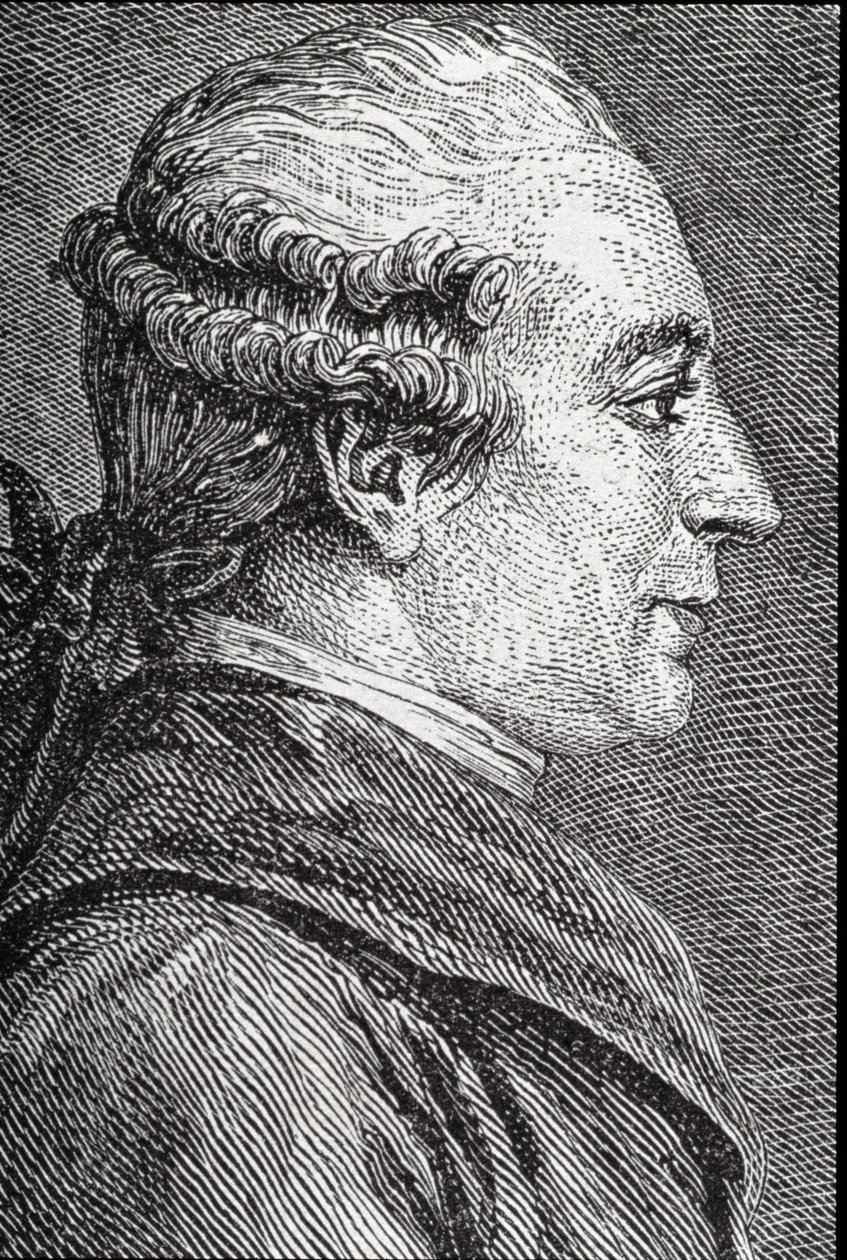 Pierre Augustin Caron de Beaumarchais (1732-99) portréja alkotó: French School