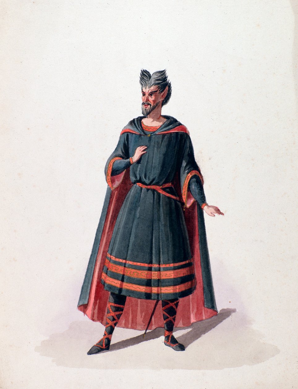 Robert portréja, Giacomo Meyerbeer (1791-1864) Robert le diable operájának szereplője. 19. század. alkotó: French School