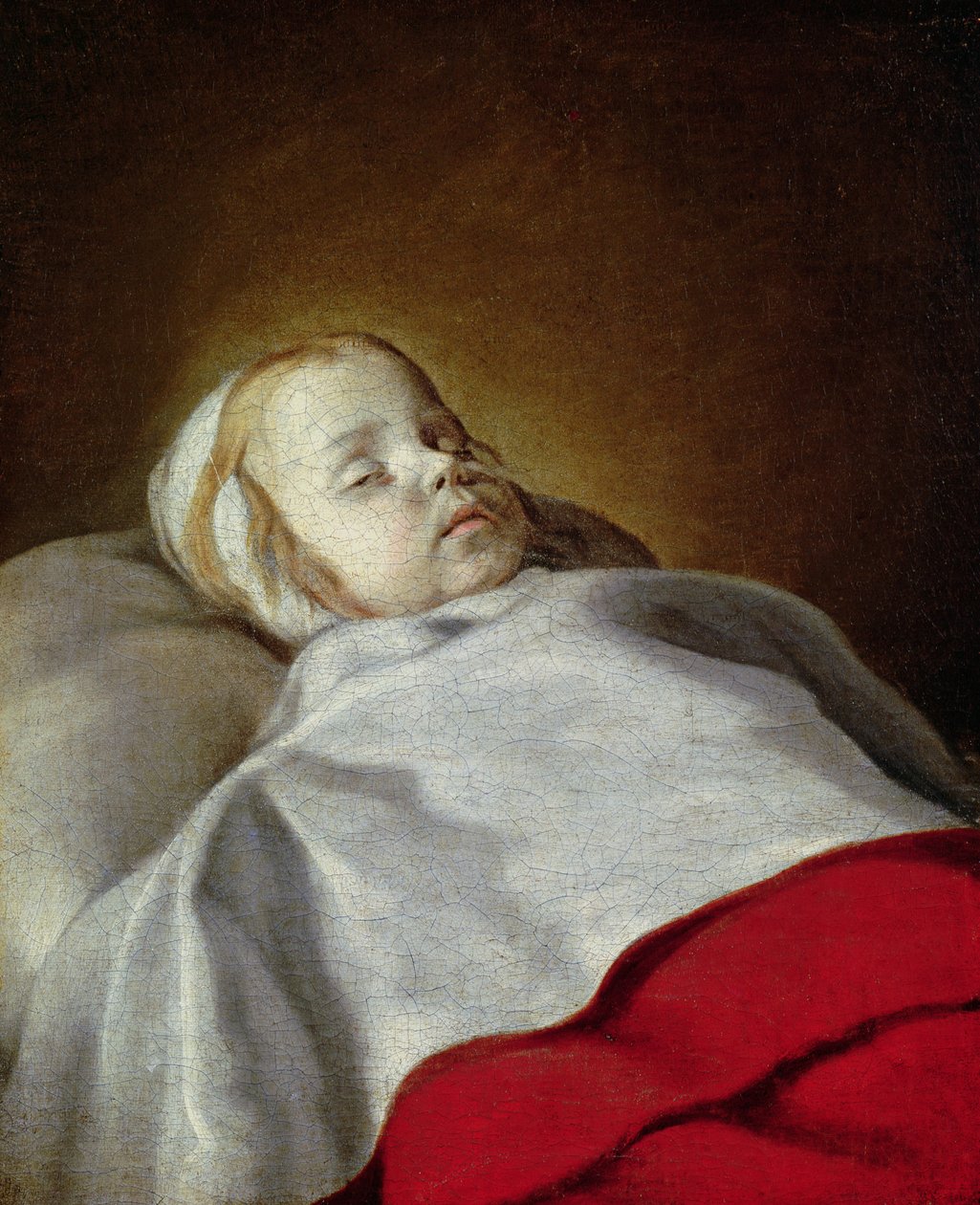 Egy halott gyermek portréja, 1650 körül alkotó: French School