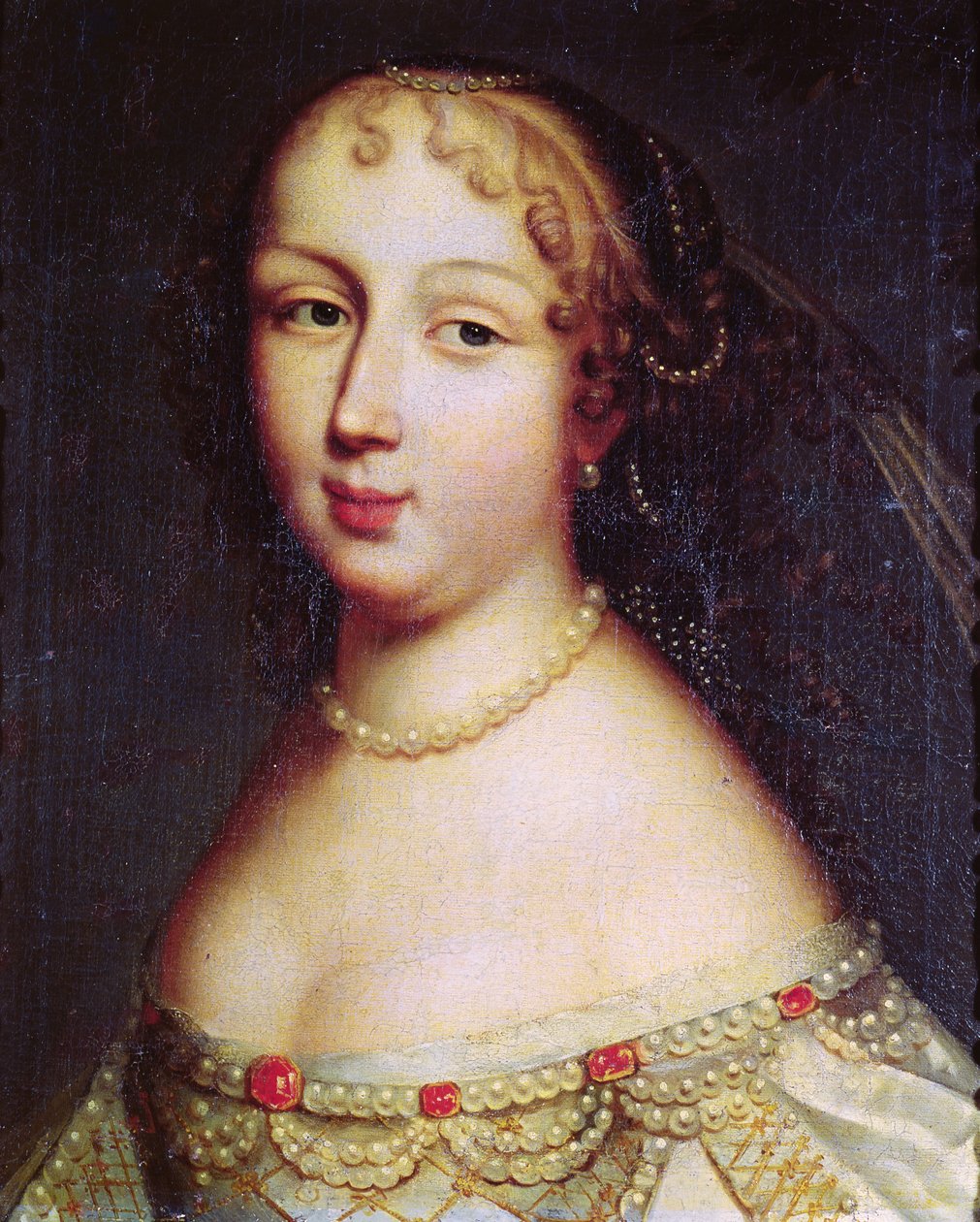 Rabutin-Chantal (1626-97) Marquise de Sevigne portréját Marie-nak feltételezte alkotó: French School