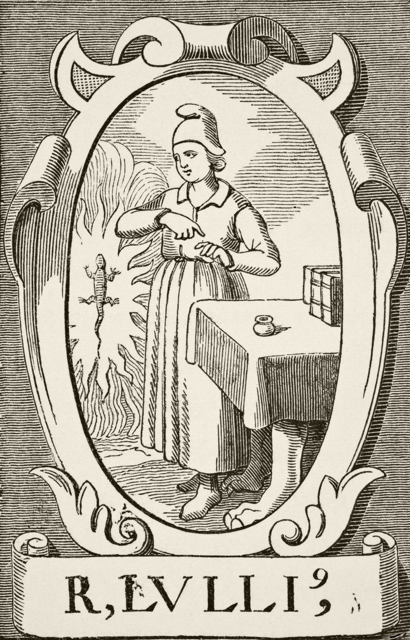 Ramon Llull, Paul Lacroix (1806-84) „Tudomány és irodalom a középkorban” című művéből, 1878-ban jelent meg Londonban. alkotó: French School