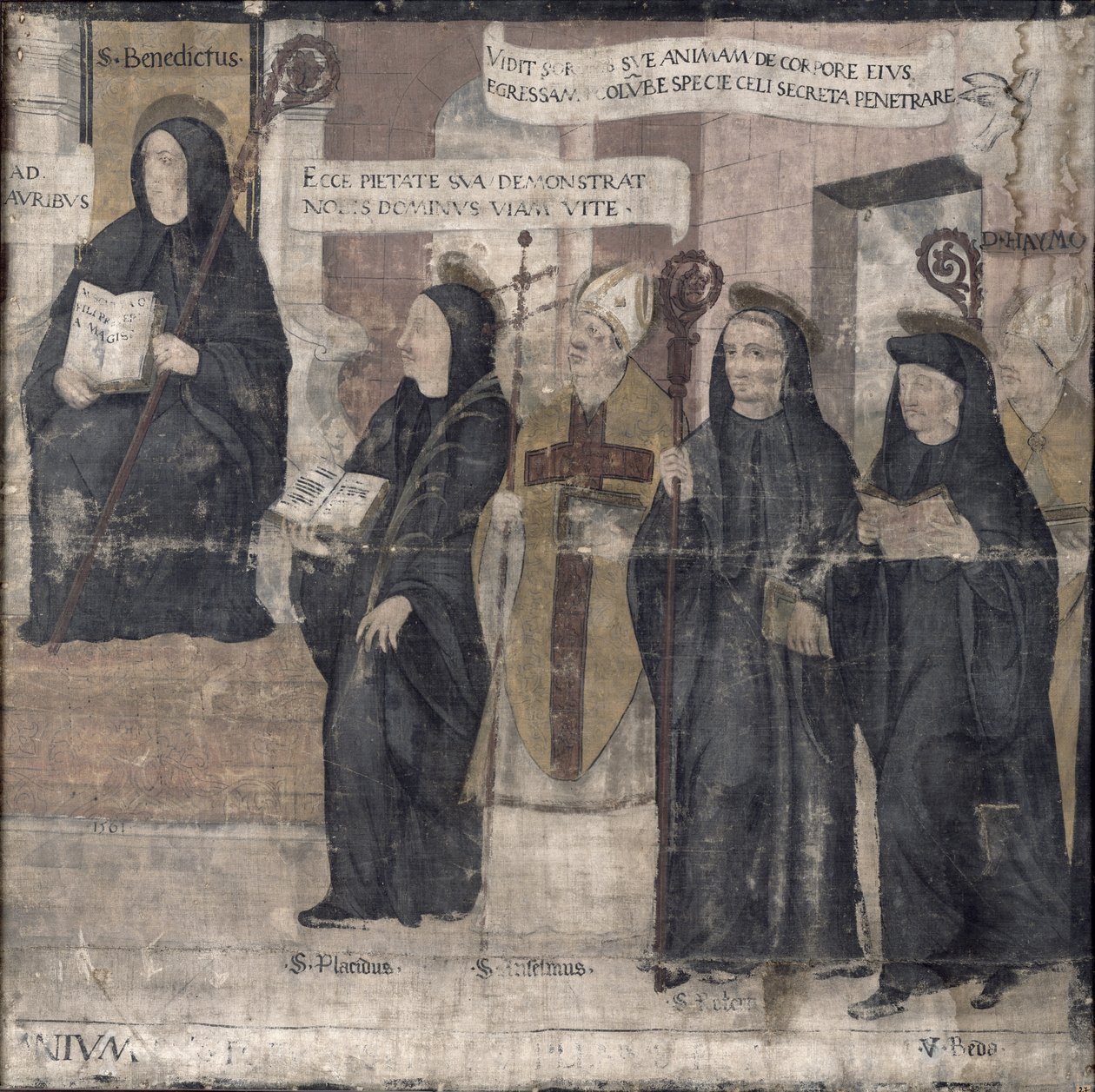 Szent Róbert és különböző bencés szentek, 1561 alkotó: French School