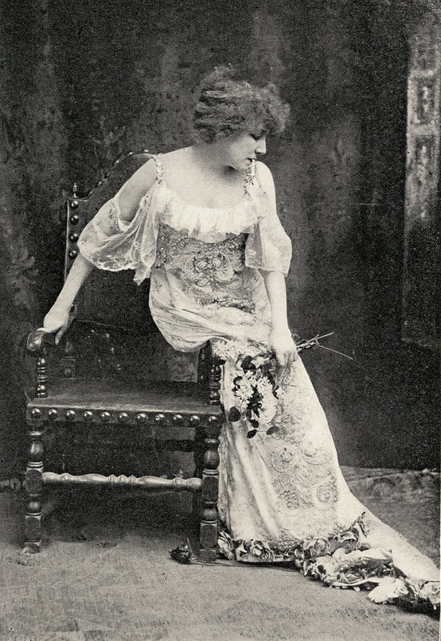 Sarah Bernhardt (1844-1923) a Camille-ben alkotó: French School