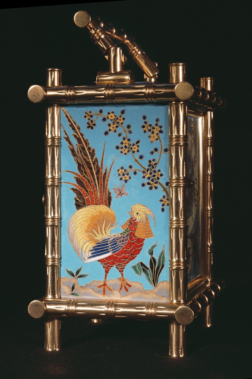 Francia Chinoiserie kocsióra oldallapja (zománc) alkotó: French School