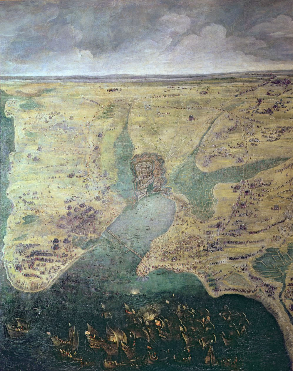 La Rochelle ostroma, 1627. augusztus 10. és 1628. október 28. alkotó: French School