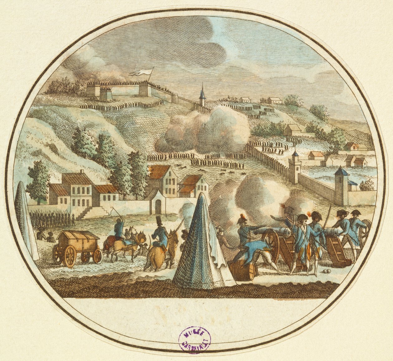 Lyon ostroma, 1793. október alkotó: French School