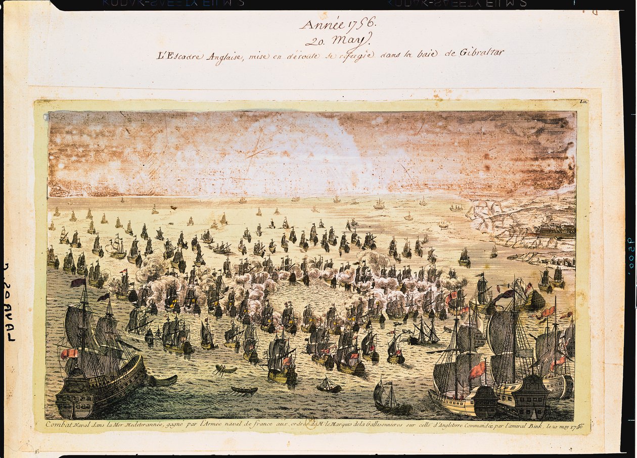 Mahon ostroma, 1756. május 20 alkotó: French School