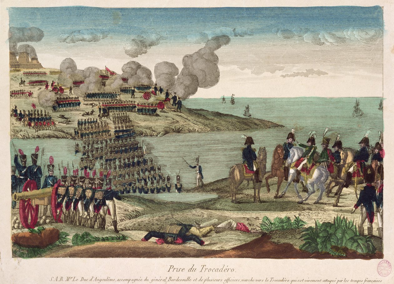 Trocadero ostroma Louis-Antoine de France (1775-1844) Duc d