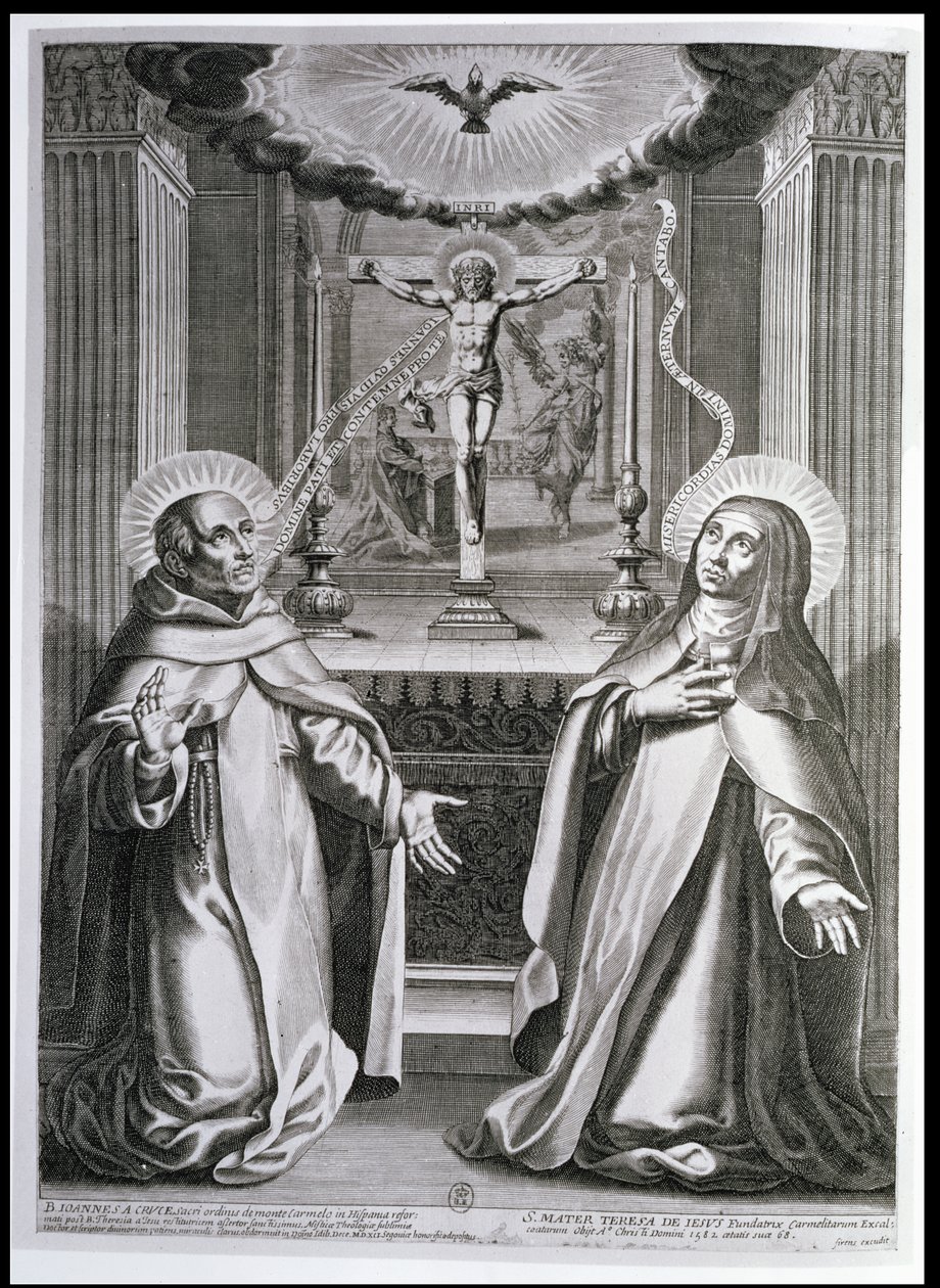 Keresztes Szent János és Avilai Szent Teréz alkotó: French School