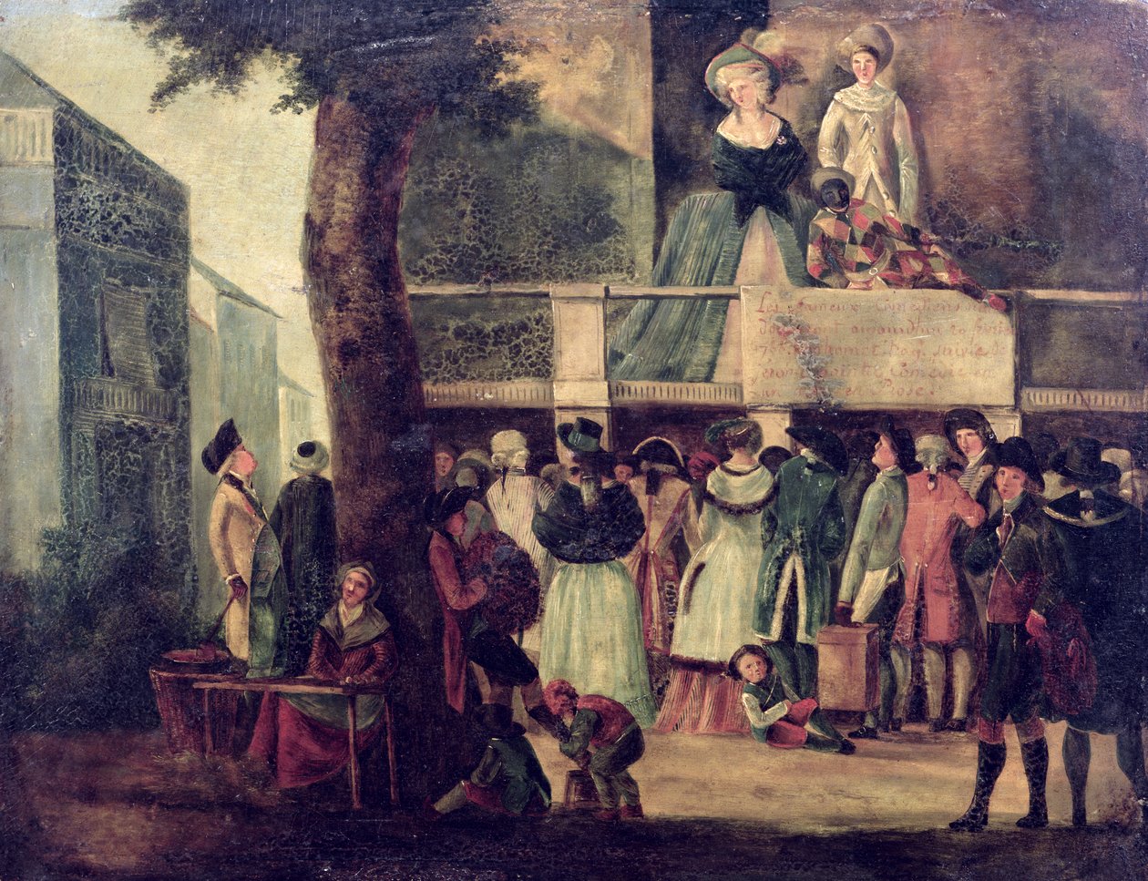 Utcai Vásár alkotó: French School