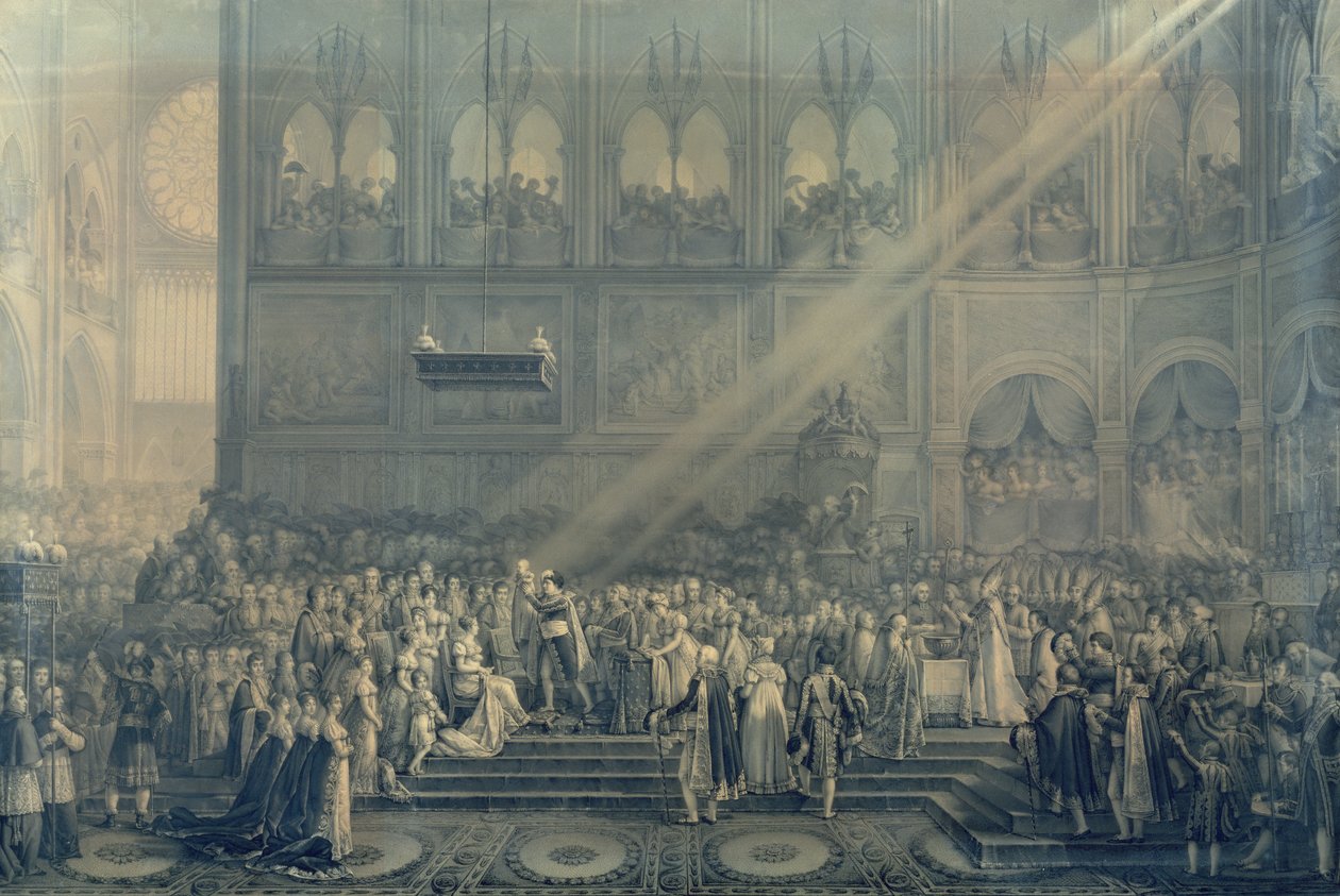Róma királyának (1811-32) megkeresztelkedése a Notre-Dame-ben, 1811. június 10., 1811 után alkotó: French School