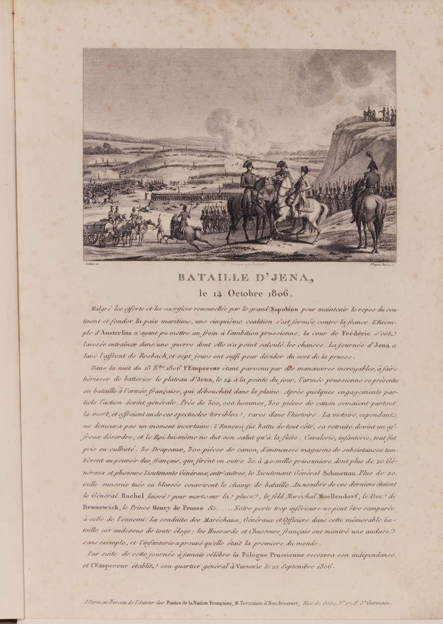 A jénai csata, 1806. október 14 alkotó: French School