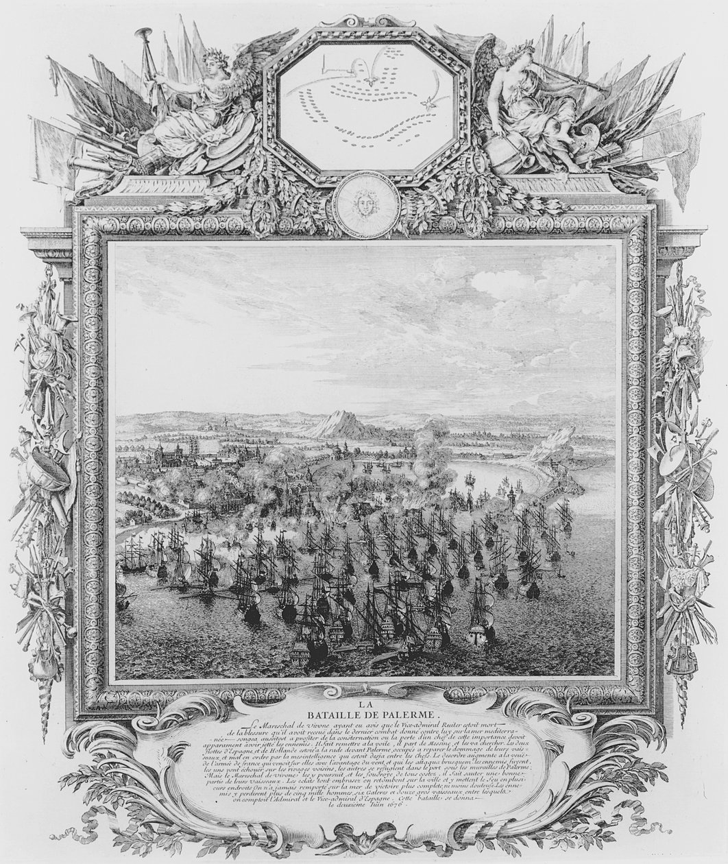 Palermói csata, 1676. június alkotó: French School