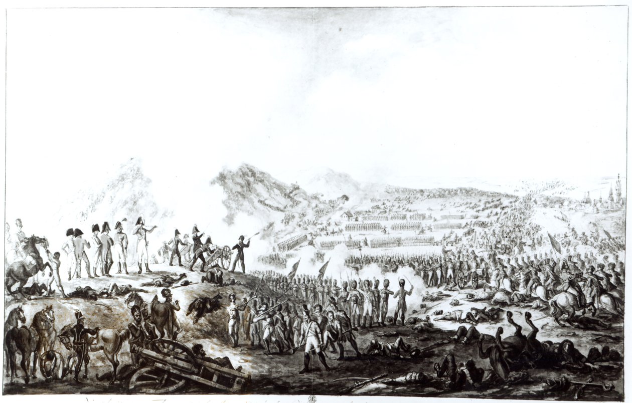 Talavera de la Reina csata az angol-spanyol és a francia hadsereg között, 1809. július 28. alkotó: French School