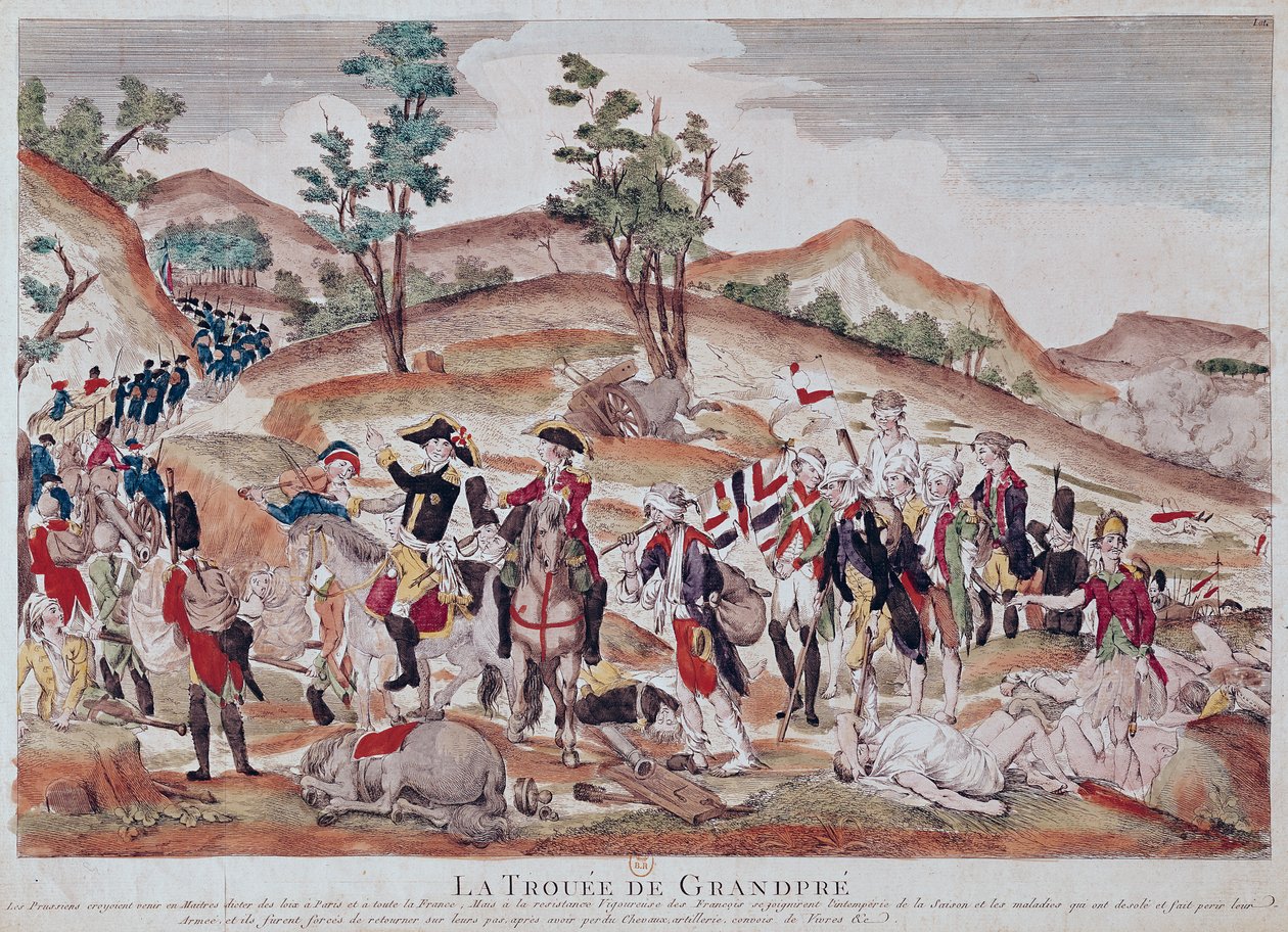 The Breach of Grandpre, 1792. október alkotó: French School