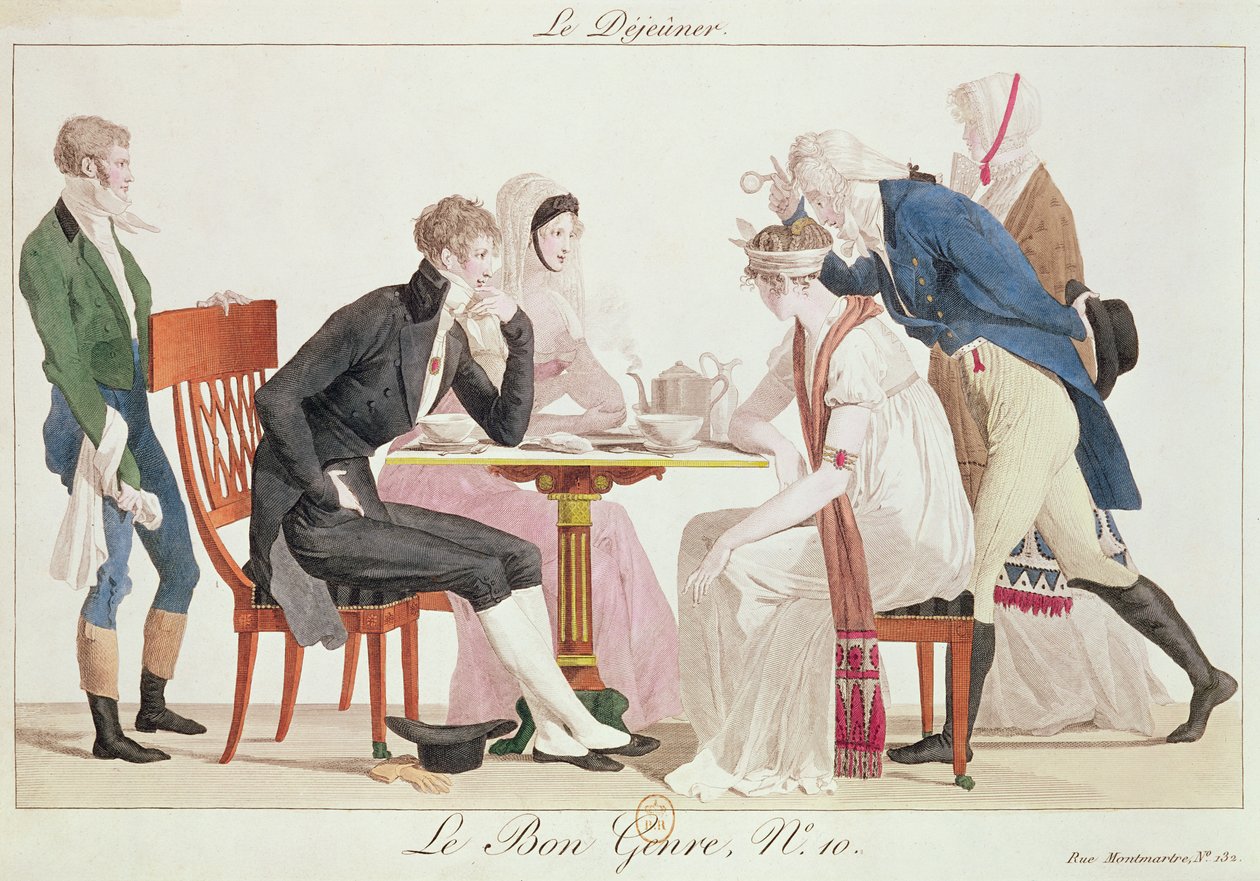 A reggeli a "Bon Genre"-ből alkotó: French School
