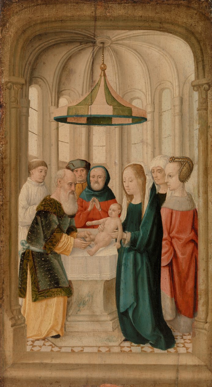 Krisztus körülmetélése (tempera a panelen) alkotó: French School