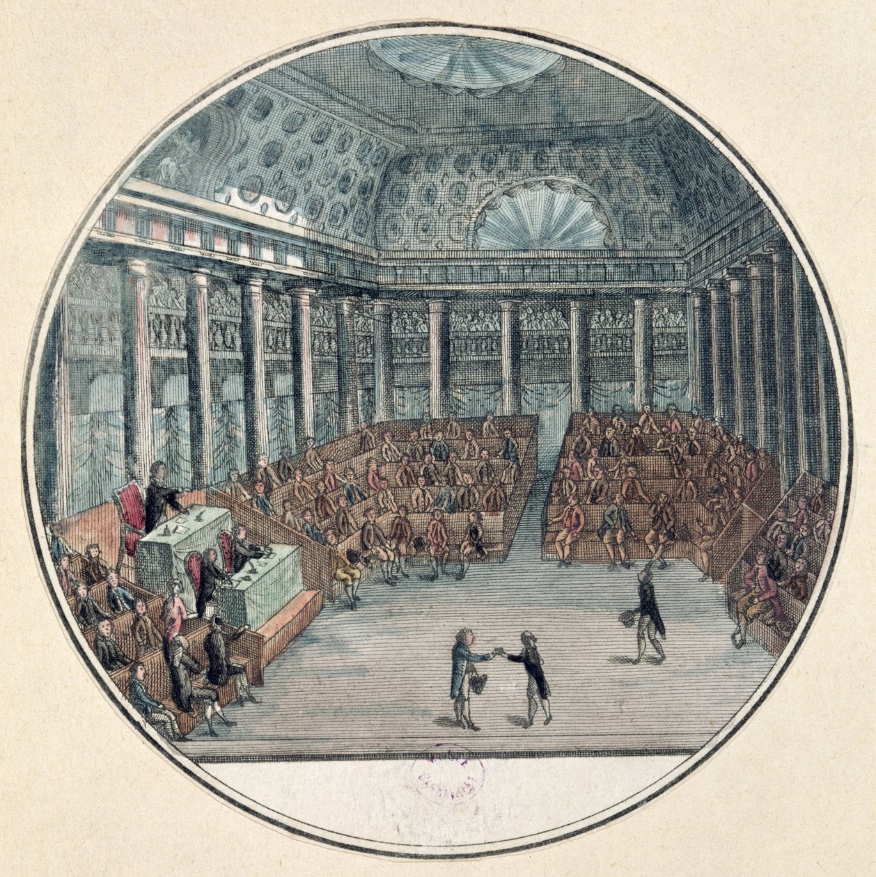 A községi képviselők az országgyűlésben 1789. június 17-én alkotó: French School