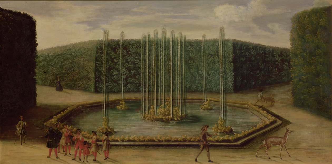 Bacchus-kút Versailles-ban alkotó: French School